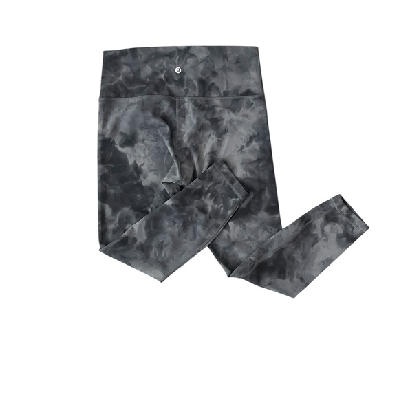 lululemon Align High-Rise legging pant 25" diamond dye pitch graphite grey SZ 10 - Picture 4 of 9